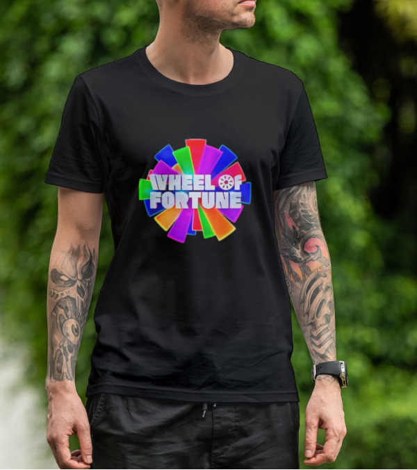 Wheel Of Fortune Colorful Iconic T-Shirt