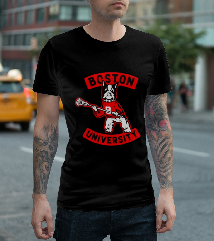 Boston University Terriers Lacrosse Vintage T-Shirt