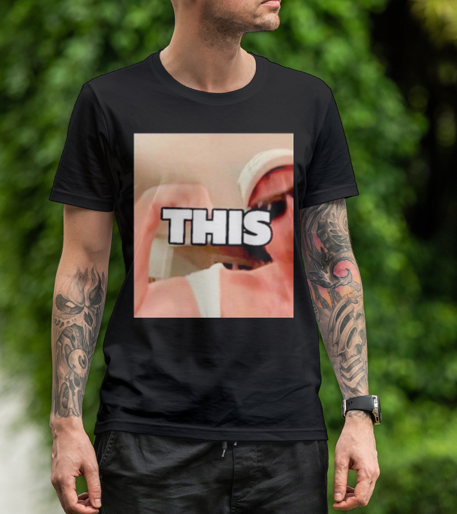 Dave Portnoy This Elio Imbornone Sunglasses Flexing T-Shirt