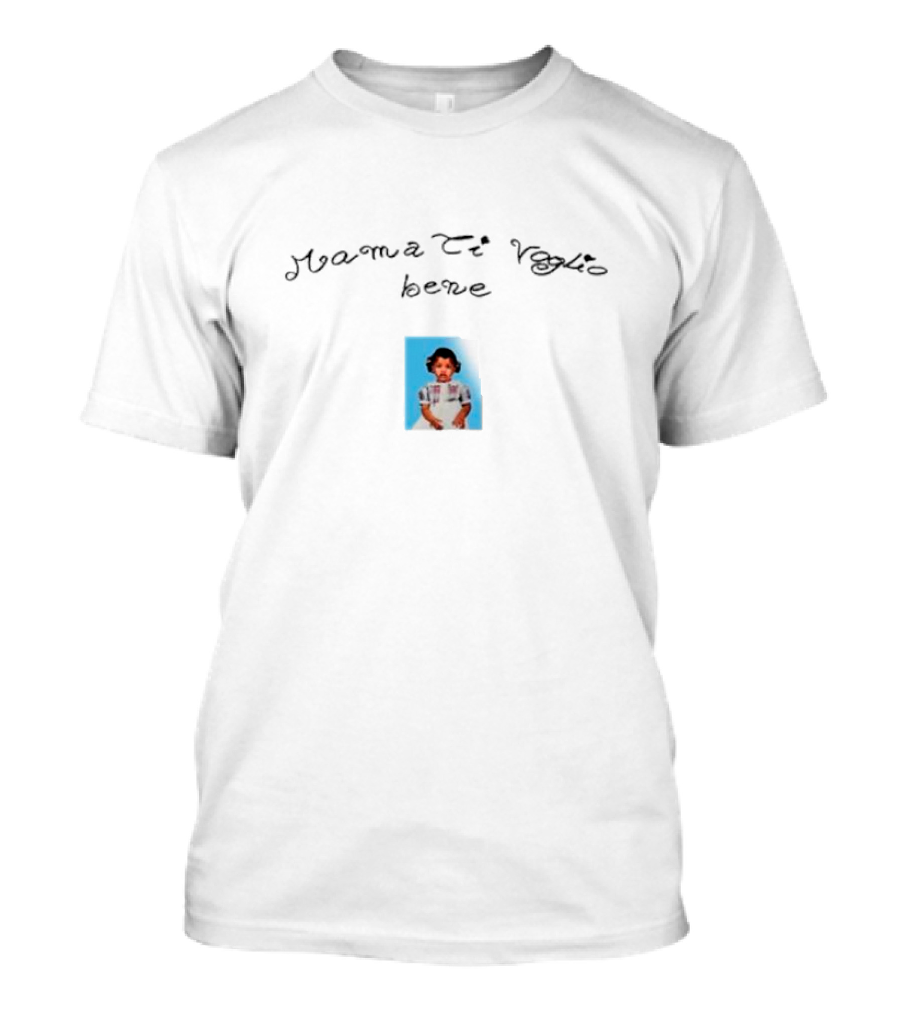 Mama Ti Voglio Bene Child Photo T-Shirt