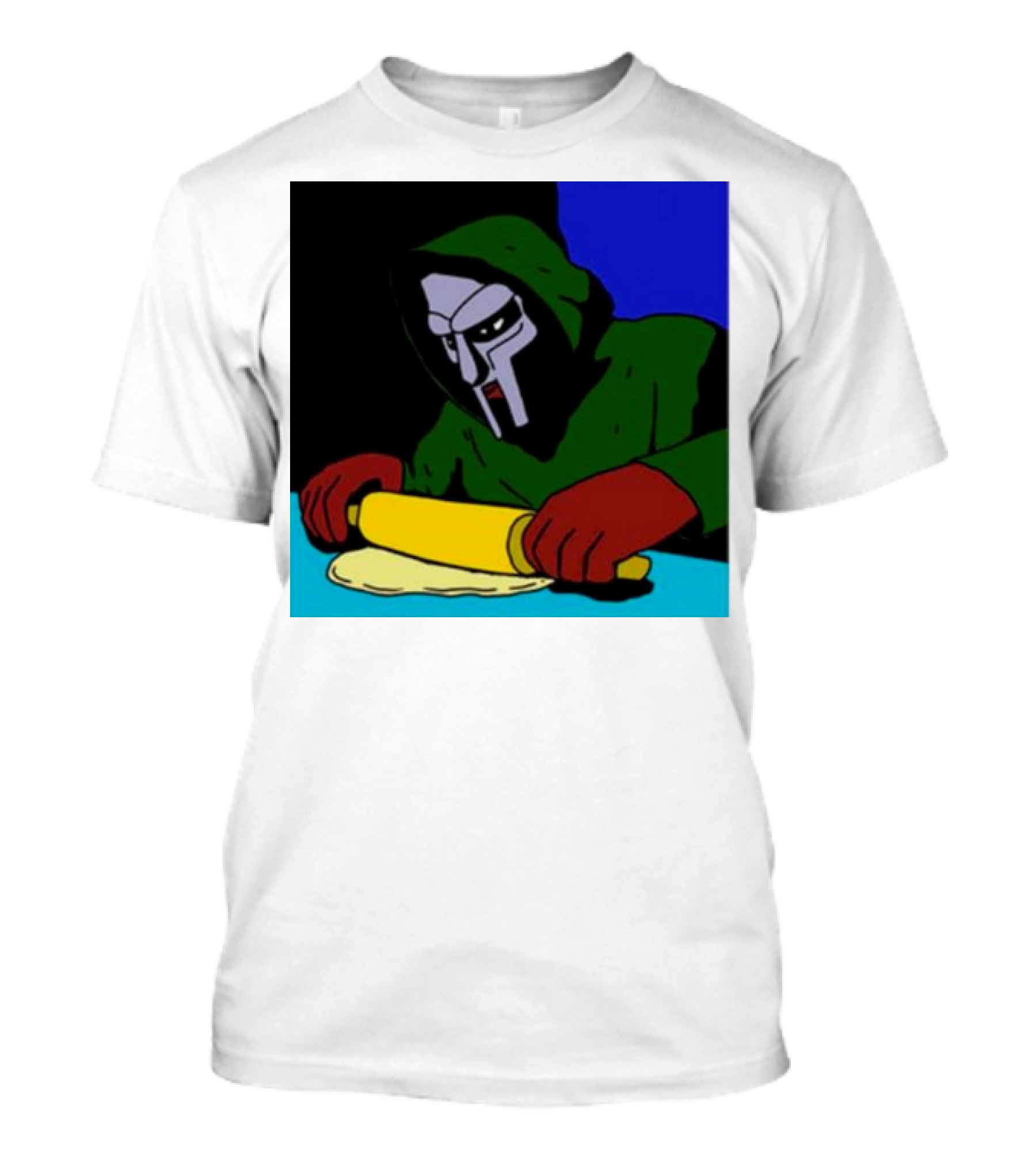 Mf Doom Bistro Rolling Dough Masked Chef Scene T-Shirt