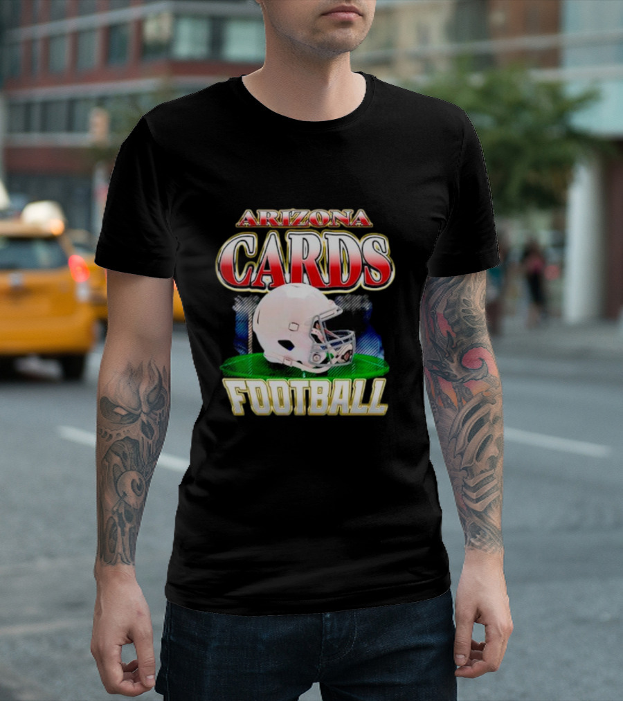 ARIZONA CARDS FOOTBALL HELMET SPORTS FAN GEAR T-Shirt