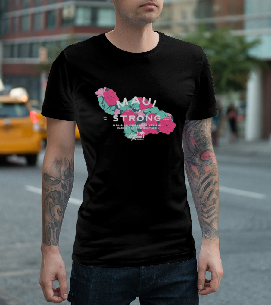 Maui Strong Fundraiser Mālama Kekahi Kekahi Caring for One Another Local Motion Hawai'i T-Shirt