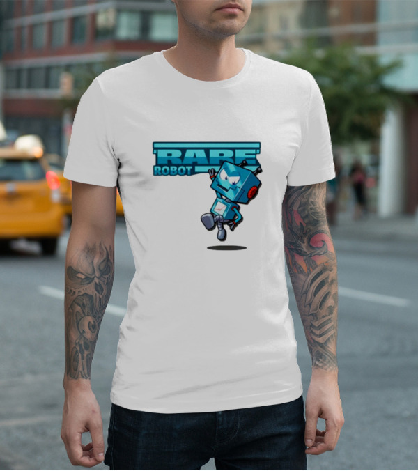 Rare Robot Character T-Shirt