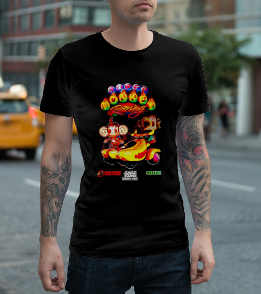 Super Monkey Racing Jungle Grind Chaos Park Gercube 3rd Strike Network T-Shirt