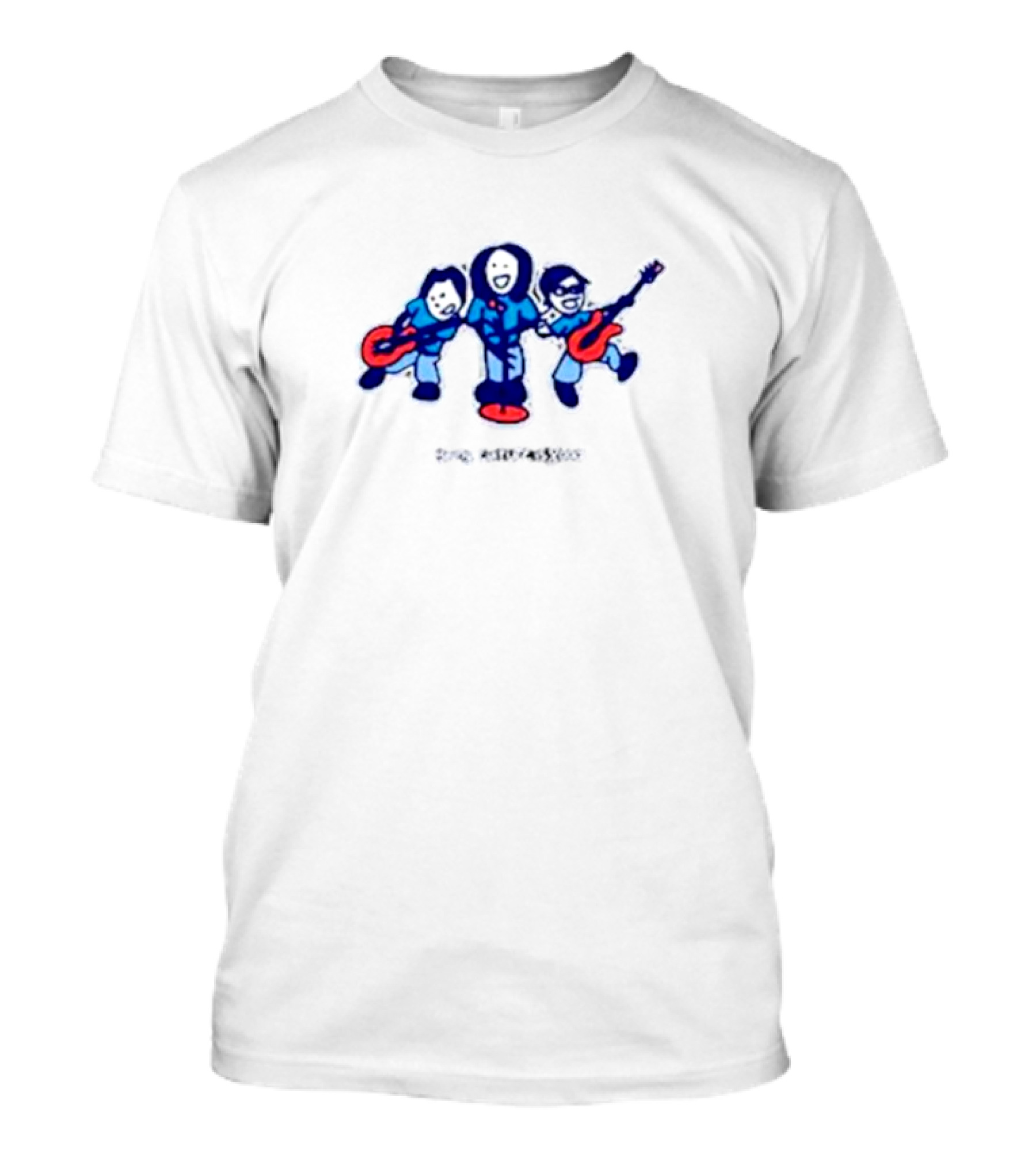 Young Culture Is Good Band Cartoon Trio T-Shirt