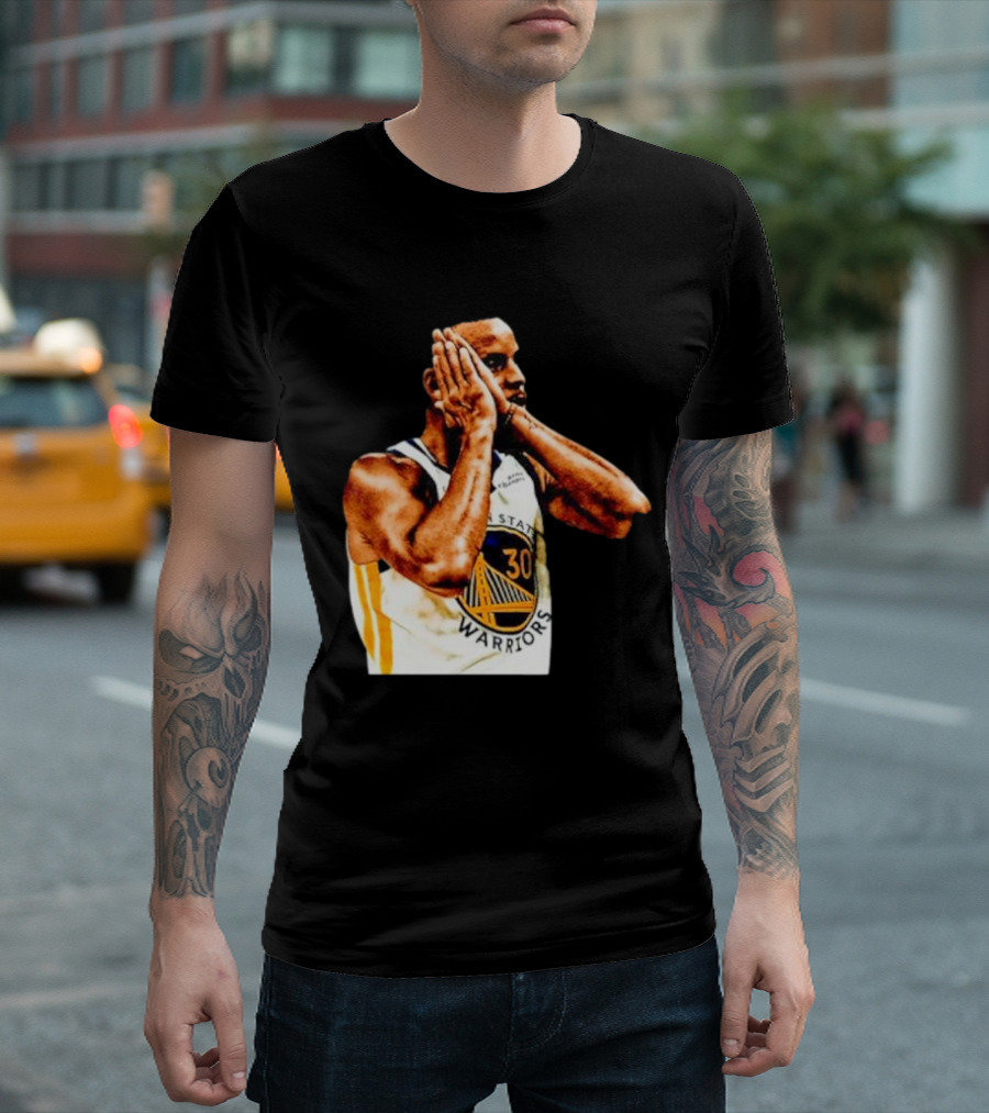 Golden State Warriors Stephen Curry Celebration Fan T-Shirt