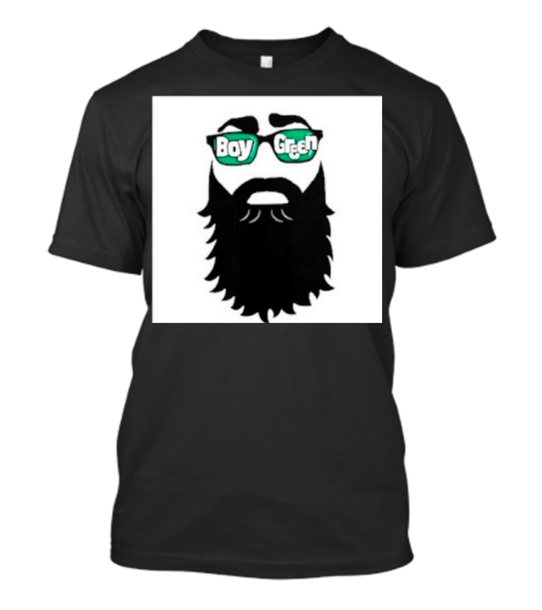 Boy Green Bearded Sunglasses T-Shirt