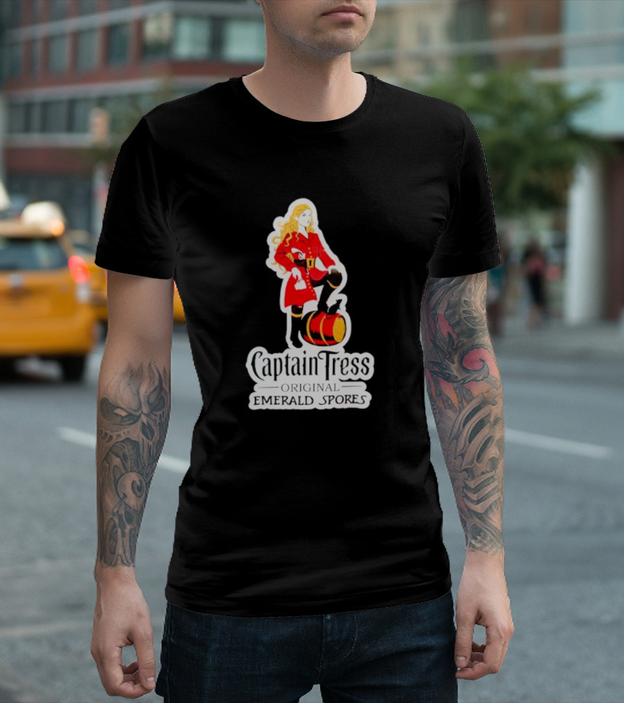 Captain Tress Original Emerald Spores T-Shirt