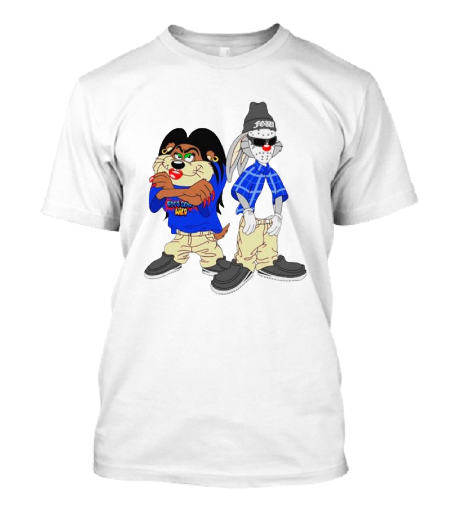 Foos Gone Wild Fooneytunez Cartoon Style Characters T-Shirt