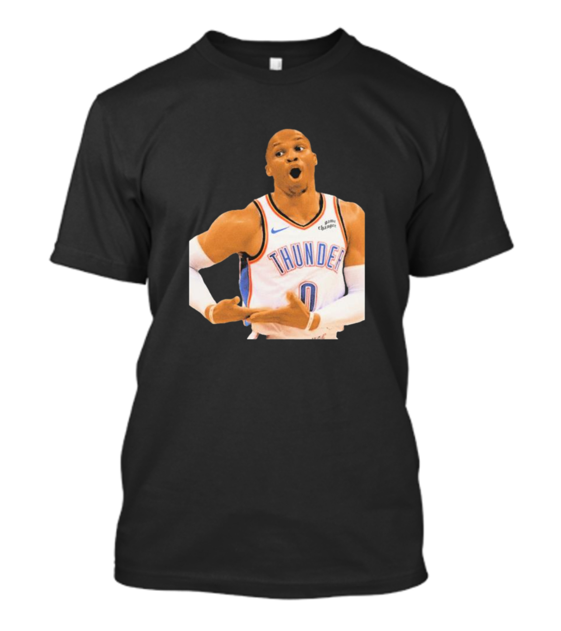 Thunder Rock The Baby Basketball Gesture Oklahoma City Thunder T-Shirt