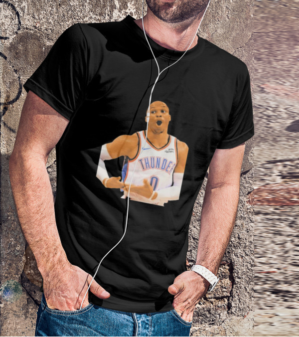 Thunder Rock The Baby Basketball Gesture Oklahoma City Thunder T-Shirt