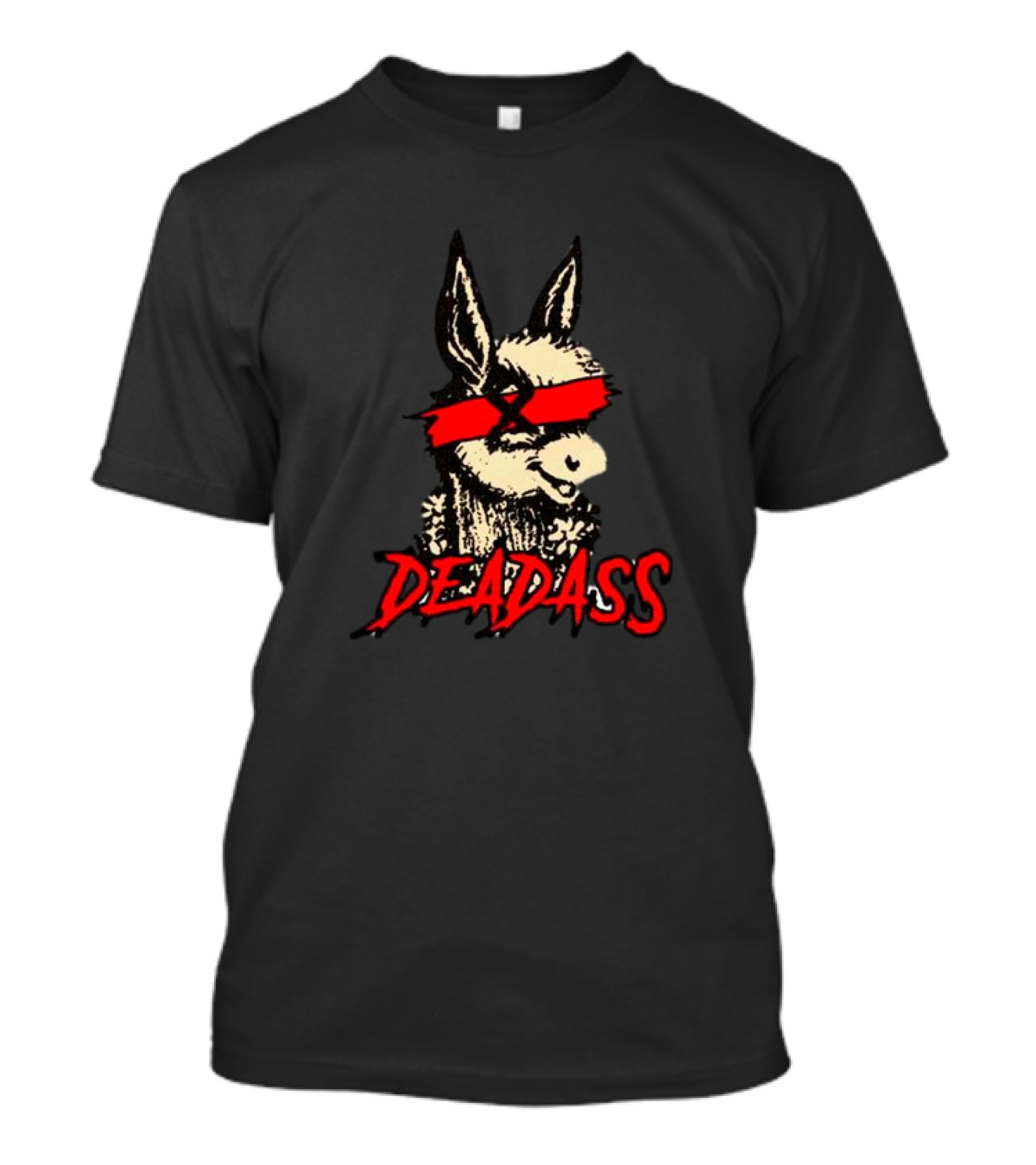 Deadass Donkey Red Blindfold T-Shirt