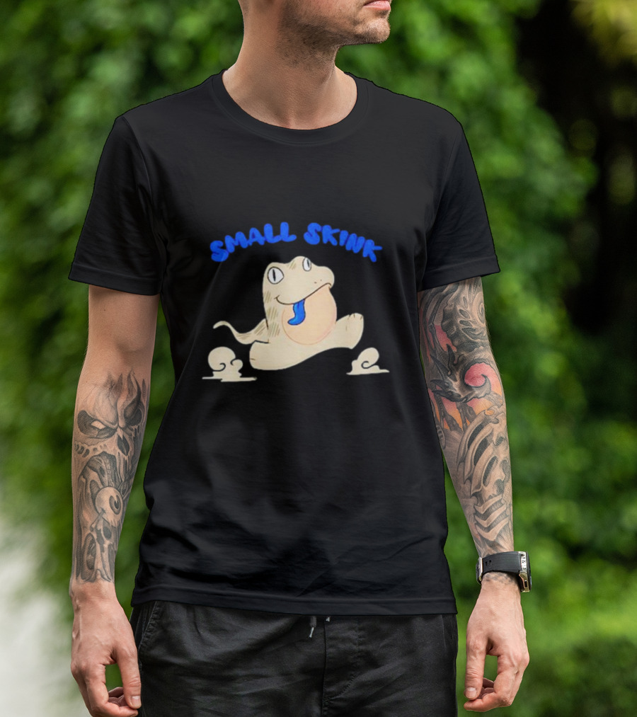 Tom Fawkes Small Skink Blue Tongue Frog T-Shirt