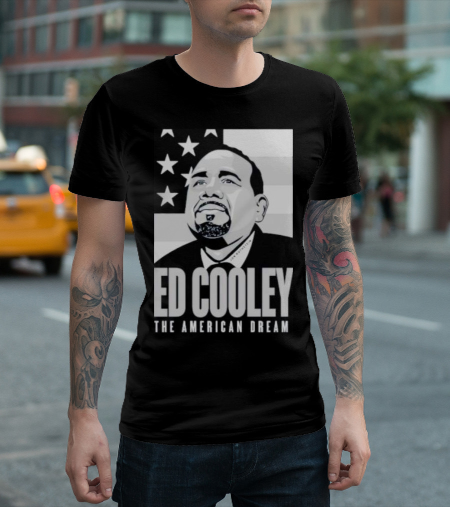 Ed Cooley The American Dream USA Flag T-Shirt