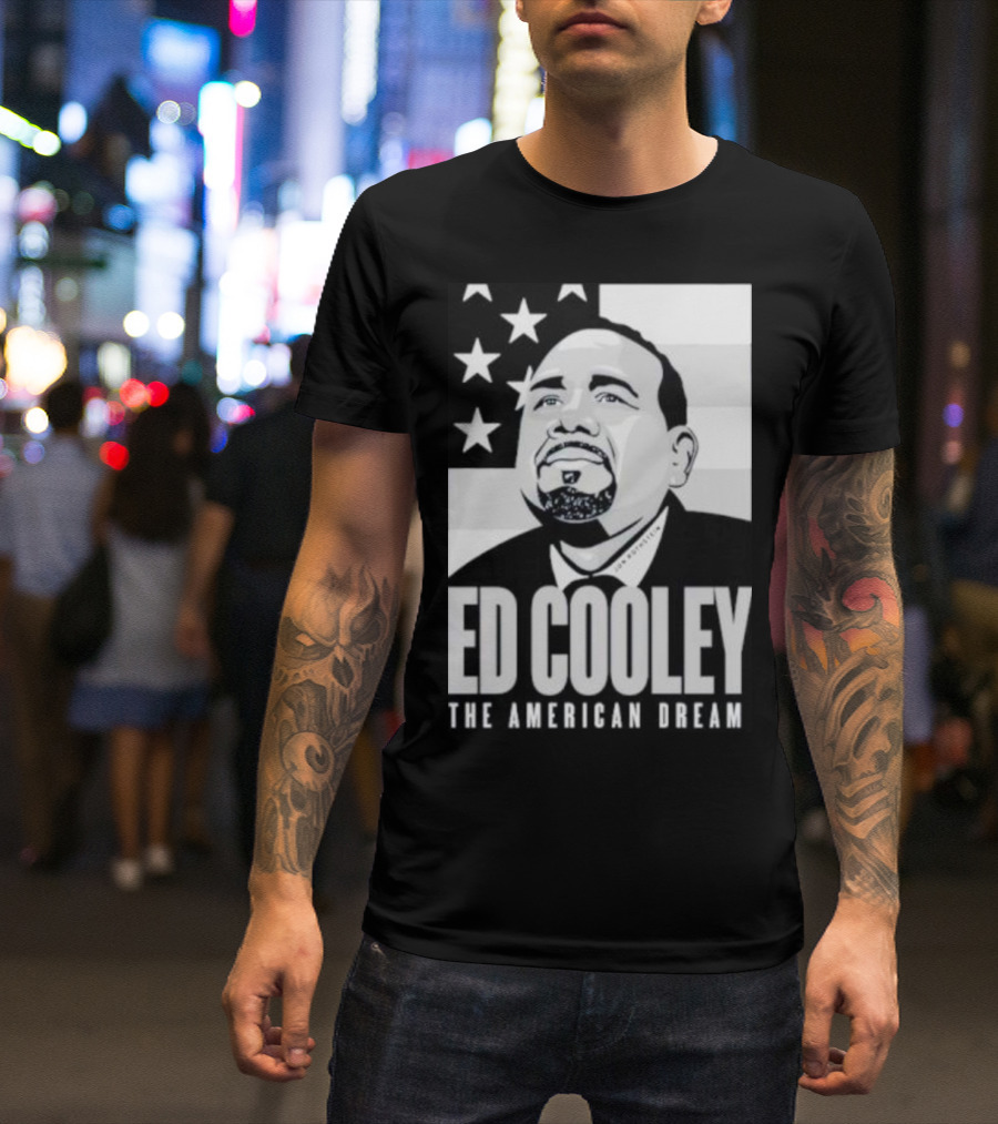 Ed Cooley The American Dream USA Flag T-Shirt