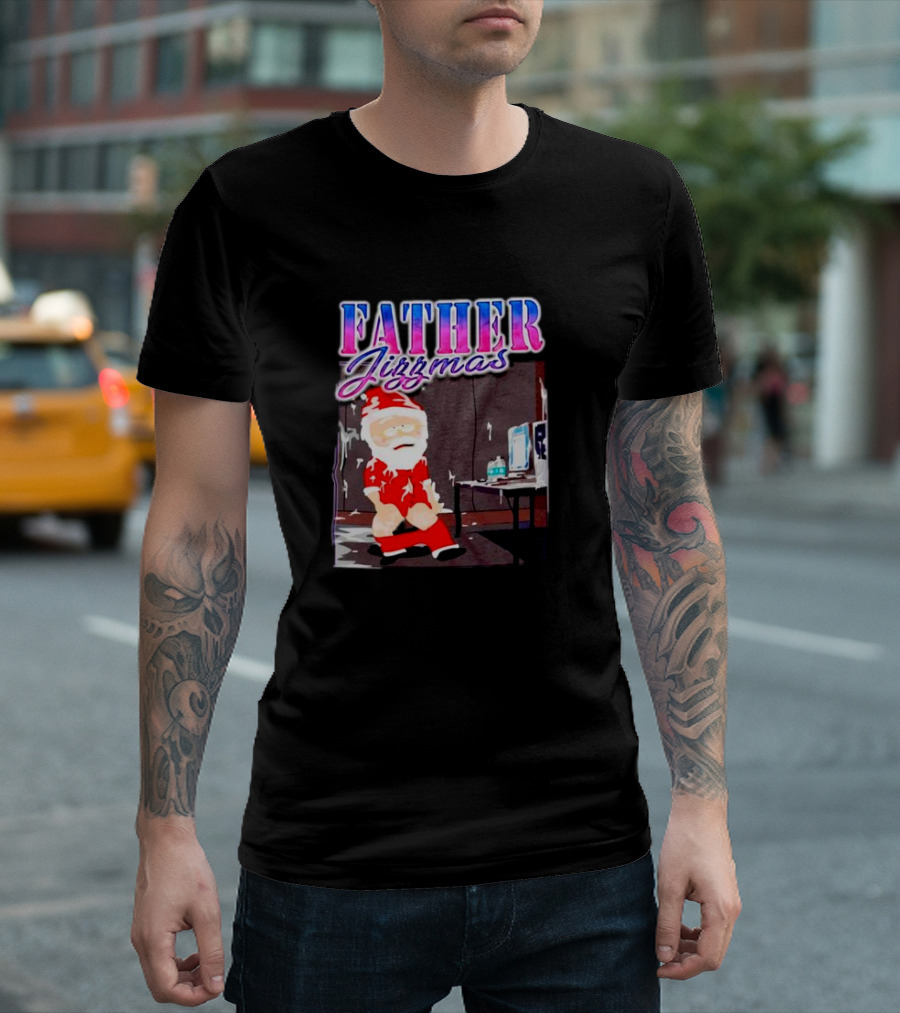 Father Jizzmas Funny Santa T-Shirt