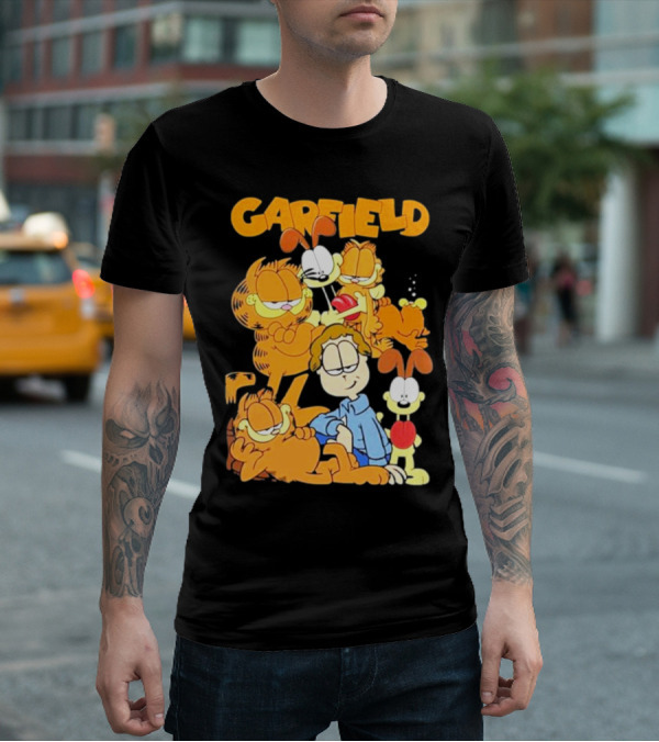 Garfield And Friends Group Character T-Shirt