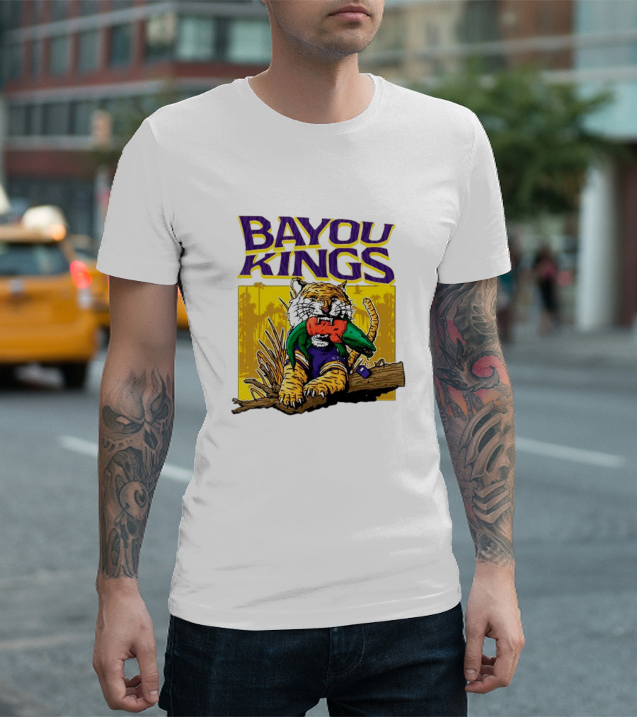 Bayou Kings LSU Tigers vs. Florida Gators Tiger with Gator T-Shirt
