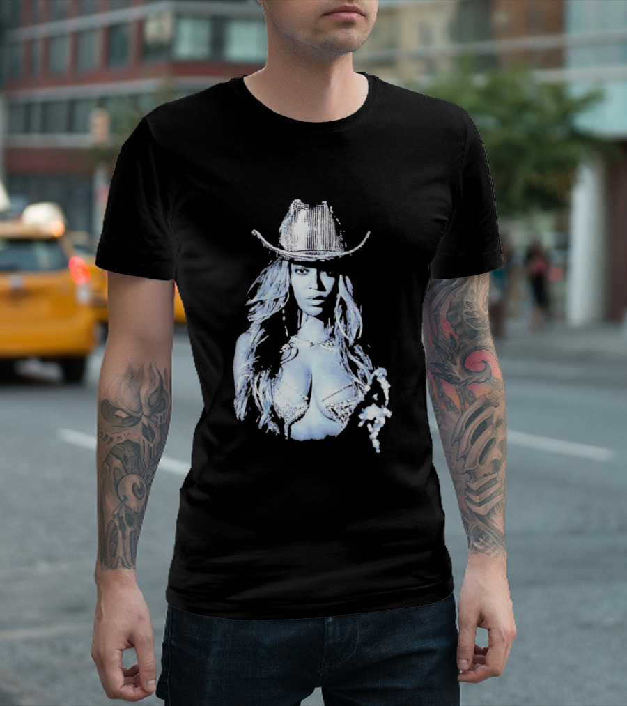 Beyonce Renaissance World Tour Cowgirl Hat Glamorous T-Shirt
