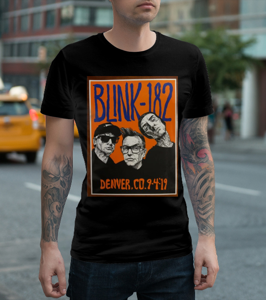 BLINK-182 Denver CO 9-4-19 T-Shirt