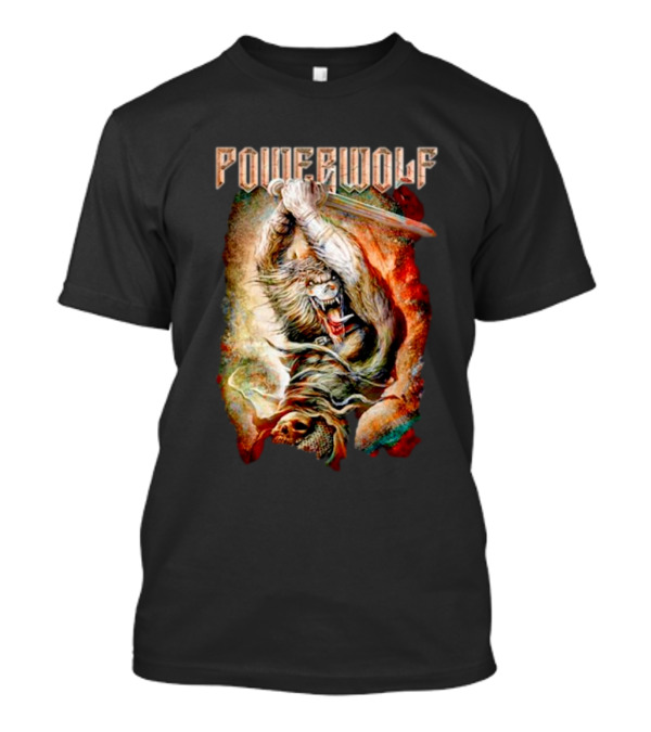 Powerwolf Wolves Of War Fearless Battle Charge T-Shirt