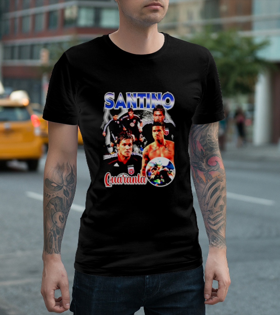 Santino Quaranta Soccer Montage DC United Moments T-Shirt