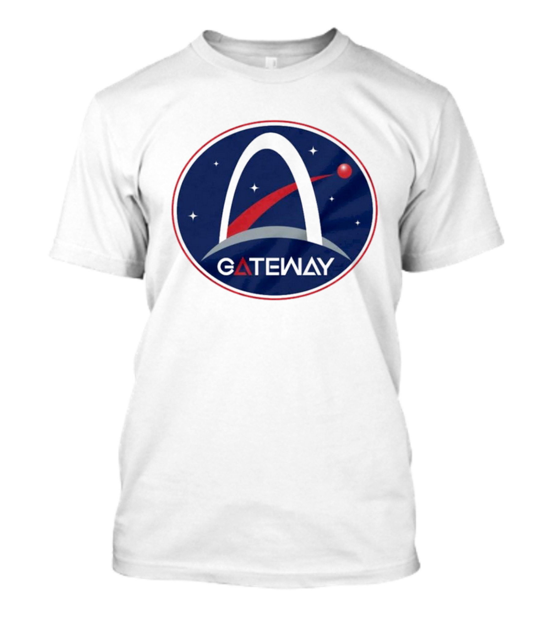 Gateway Program NASA Inspired St. Louis Arch T-Shirt