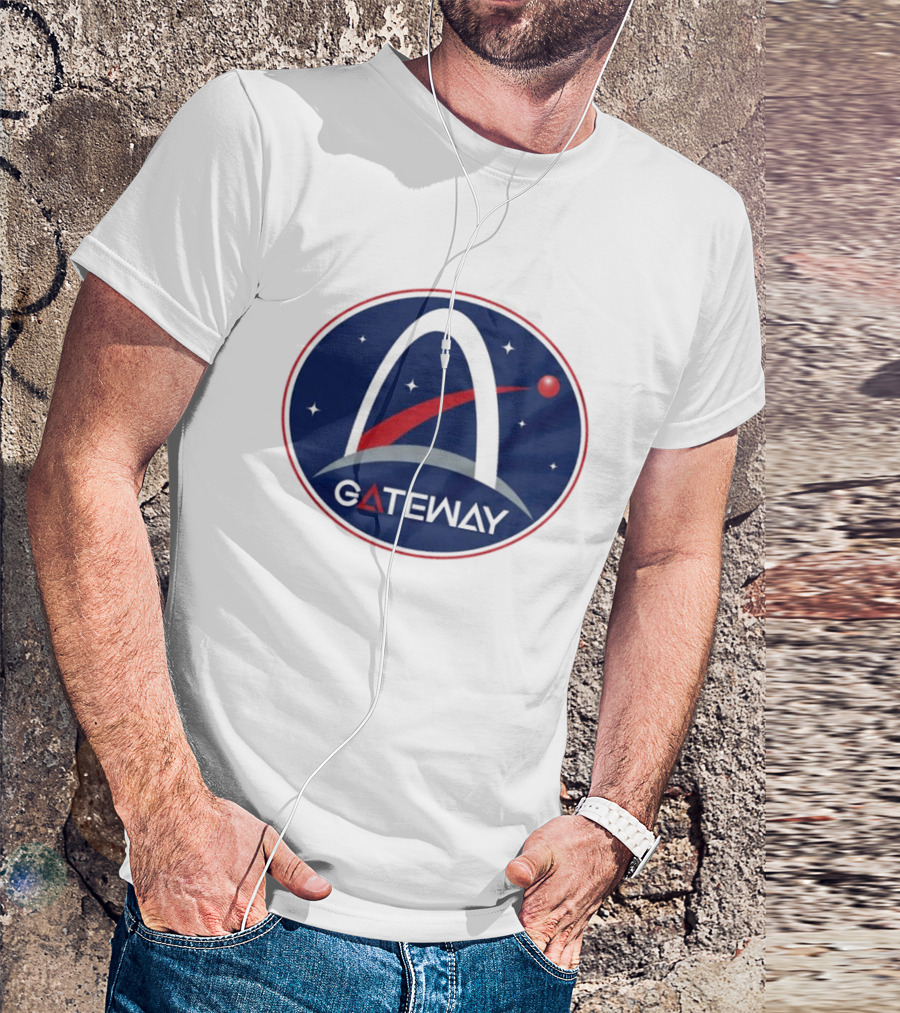 Gateway Program NASA Inspired St. Louis Arch T-Shirt