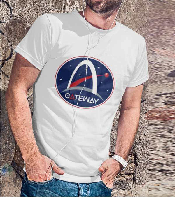 Gateway Program NASA Inspired St. Louis Arch T-Shirt