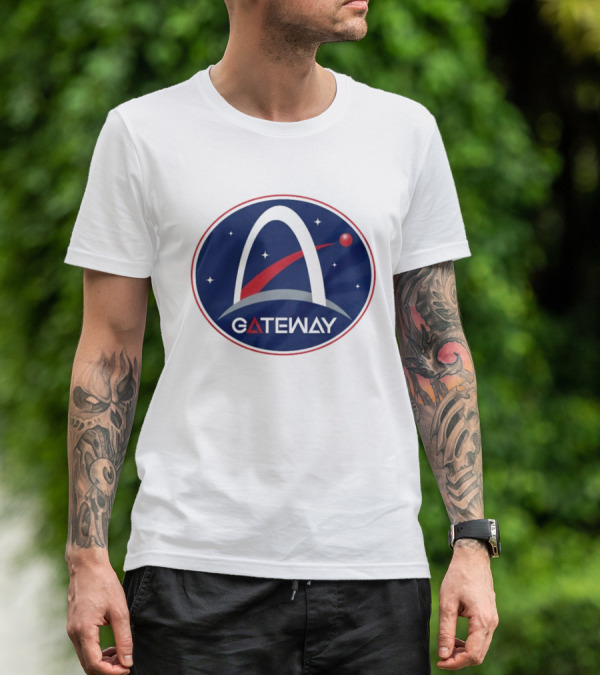 Gateway Program NASA Inspired St. Louis Arch T-Shirt