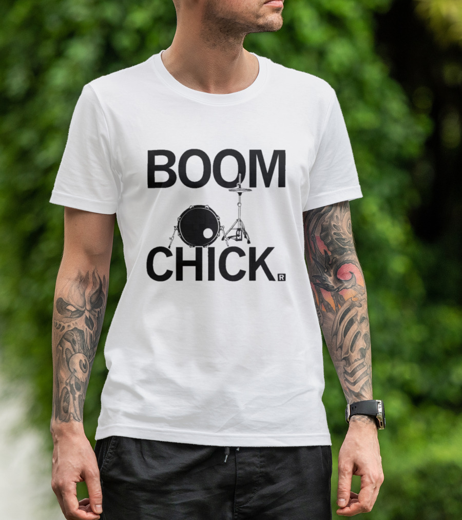 Boom Chick Drums Band Music T-Shirt