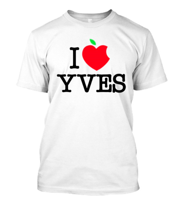 I Heart Apple Yves Red Apple T-Shirt