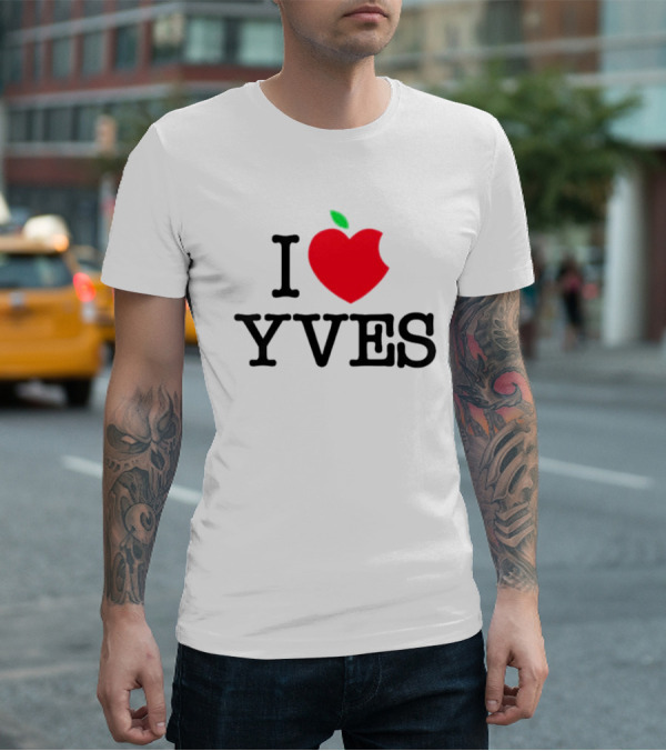 I Heart Apple Yves Red Apple T-Shirt