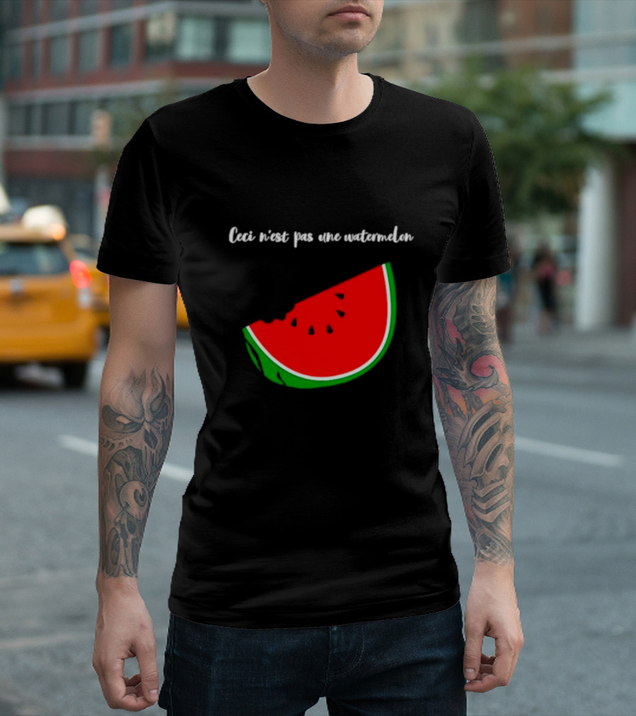 Ceci n’est pas une watermelon Slice Magritte T-Shirt