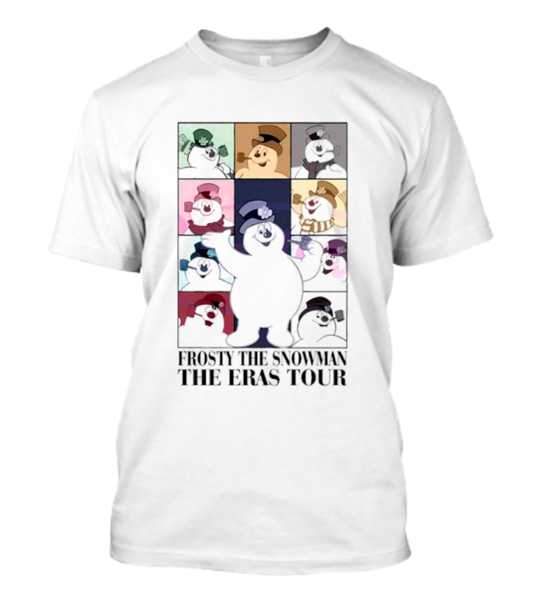 Frosty The Snowman The Eras Tour Multicolor Blocks T-Shirt