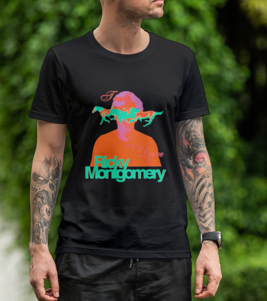 Ricky Montgomery Truth Or Dare Vibrant Horse Overlay T-Shirt