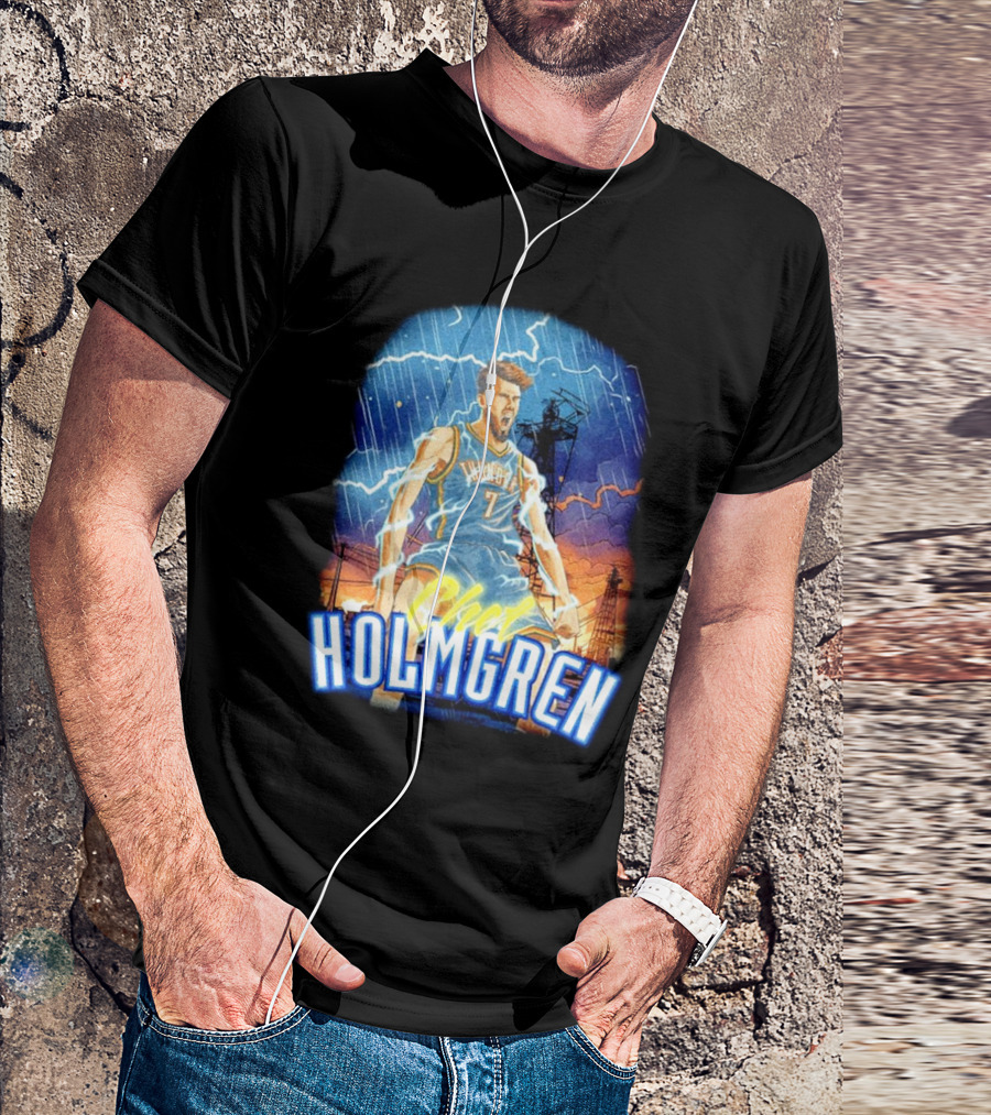 Chet Holmgren Thunder Basketball Storm Oklahoma City T-Shirt