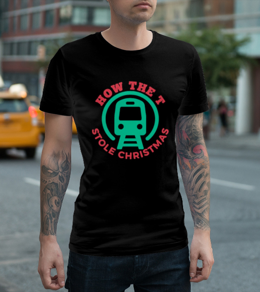 How the T Stole Christmas Train T-Shirt