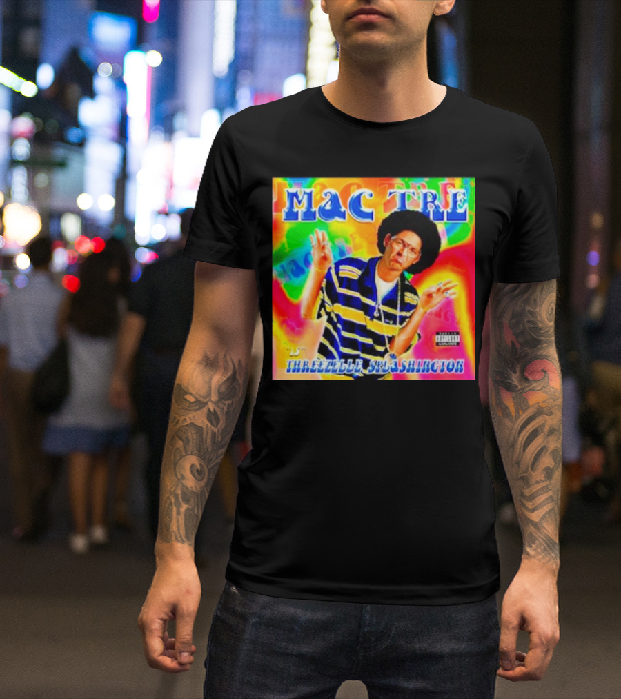 Mac Tre Is Threezelle Splashington Vibrant Hip-Hop T-Shirt