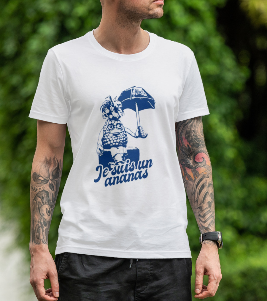 Je Suis Un Ananas Avec Parapluie Et Personnage Humoristique T-Shirt