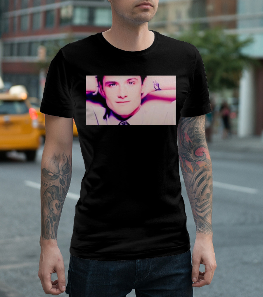 Josh Hutcherson Whistle Iconic Pose T-Shirt
