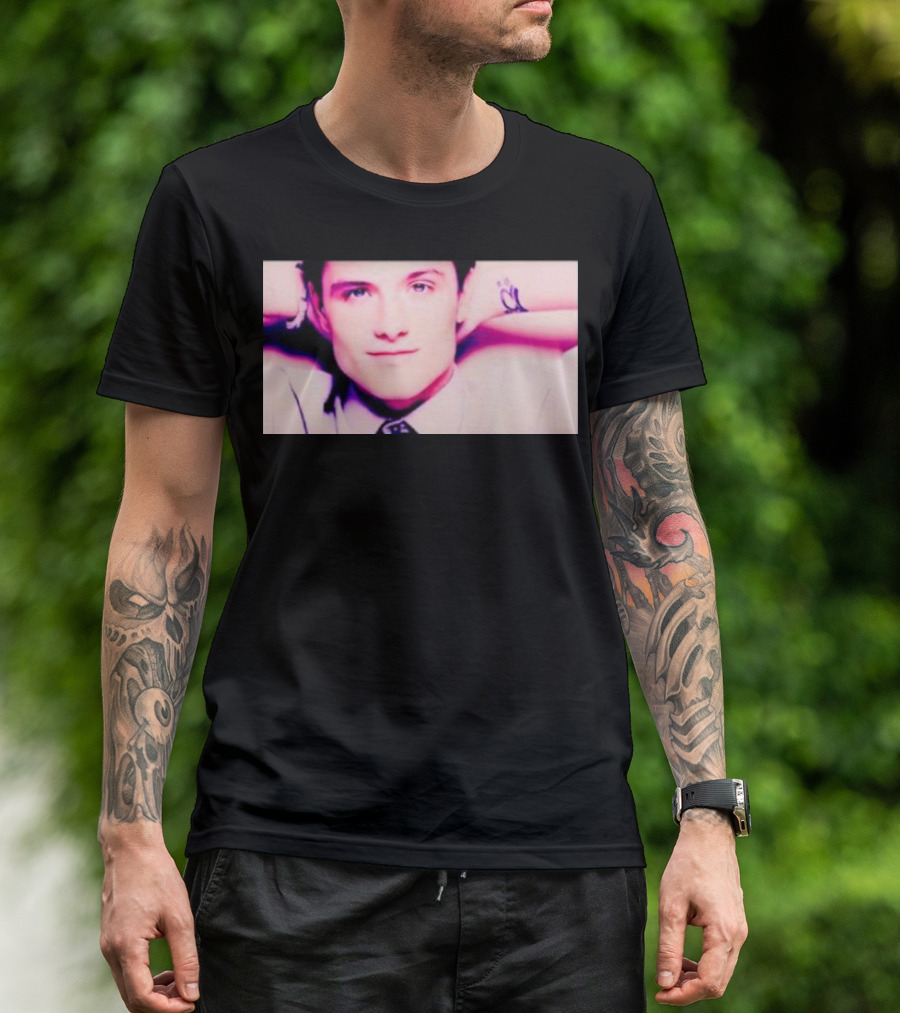Josh Hutcherson Whistle Iconic Pose T-Shirt