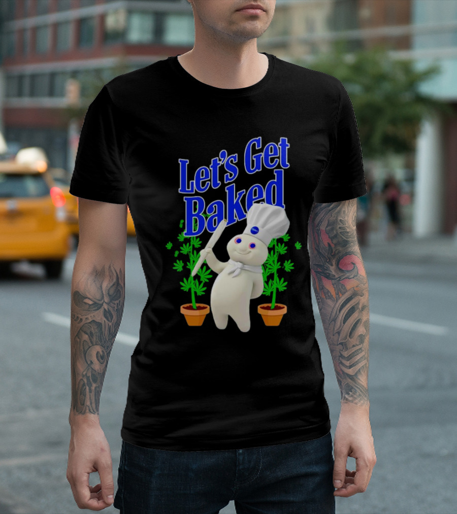 Let's Get Baked Weed Chef Doughboy T-Shirt