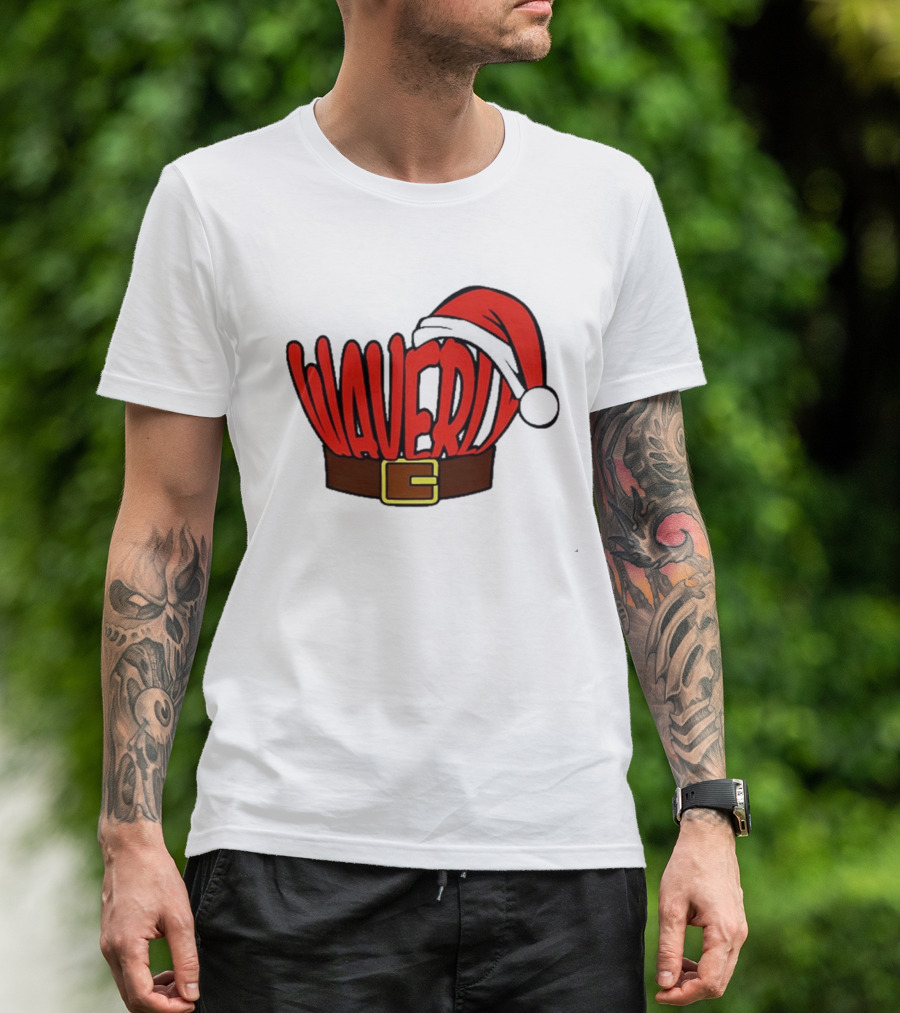 Waverly Christmas Santa Hat With Belt T-Shirt