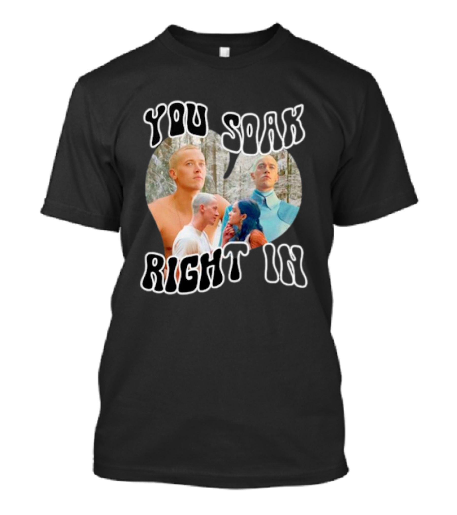 You Soak Right In Raised By Wolves Collage T-Shirt