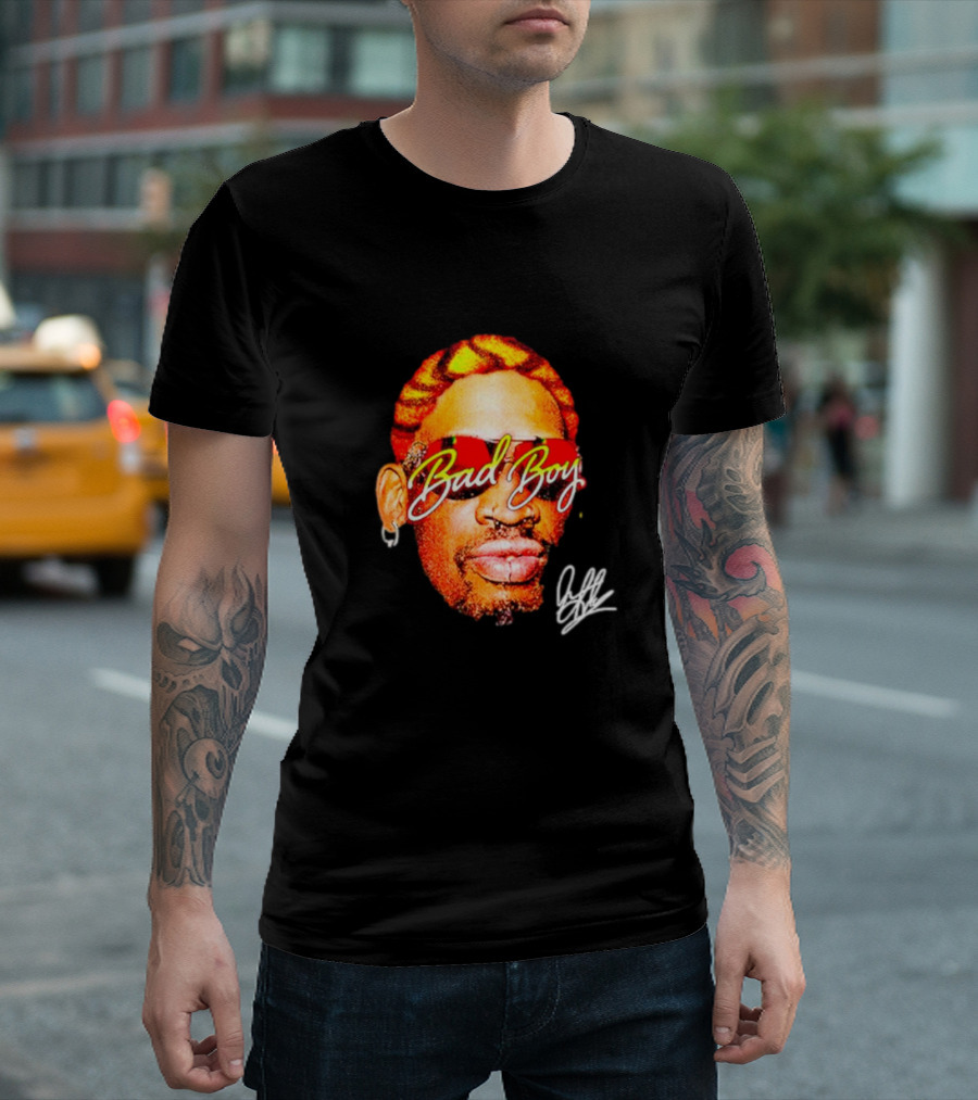 Dennis Rodman Bad Boy Signature Shades T-Shirt