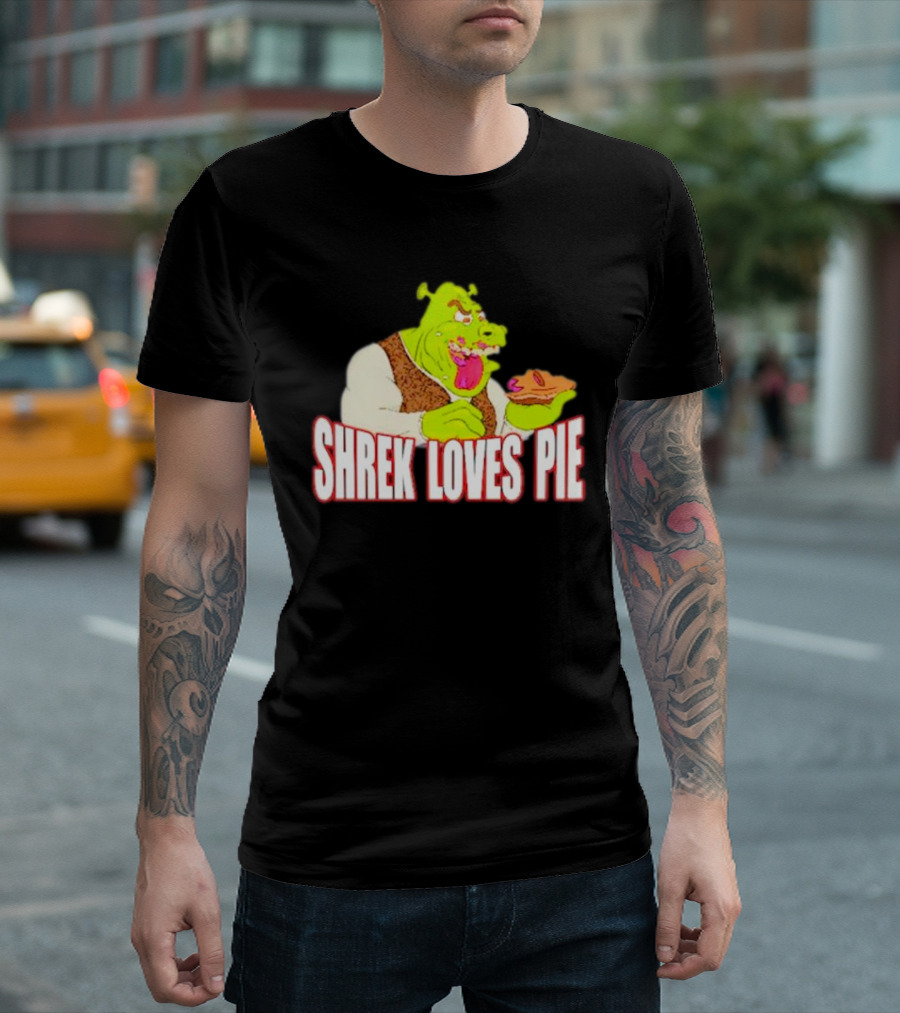 Shrek Loves Pie Ogre Eating T-Shirt