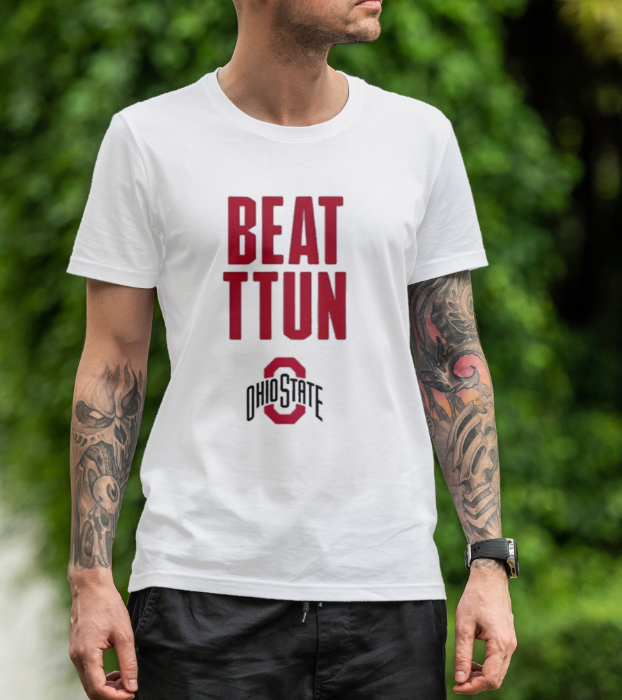 Beat TTUN Ohio State Block O T-Shirt