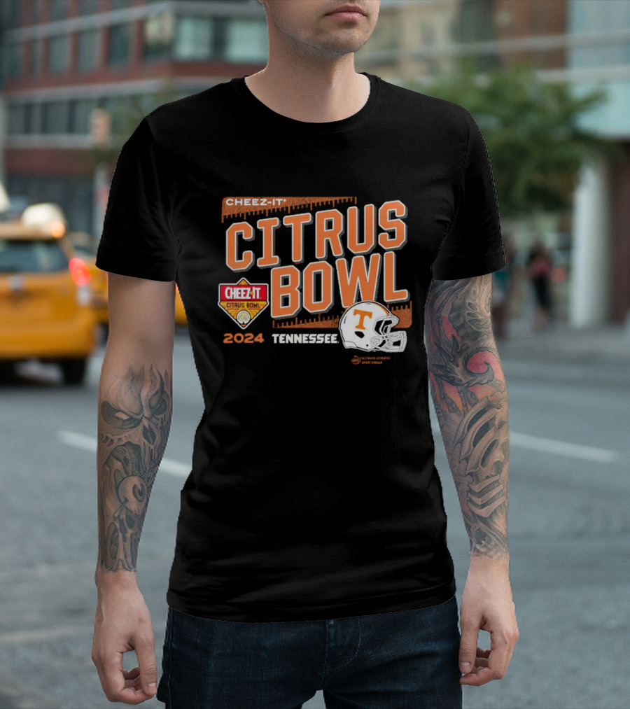 Cheez-It Citrus Bowl 2024 Tennessee Football Helmet T-Shirt